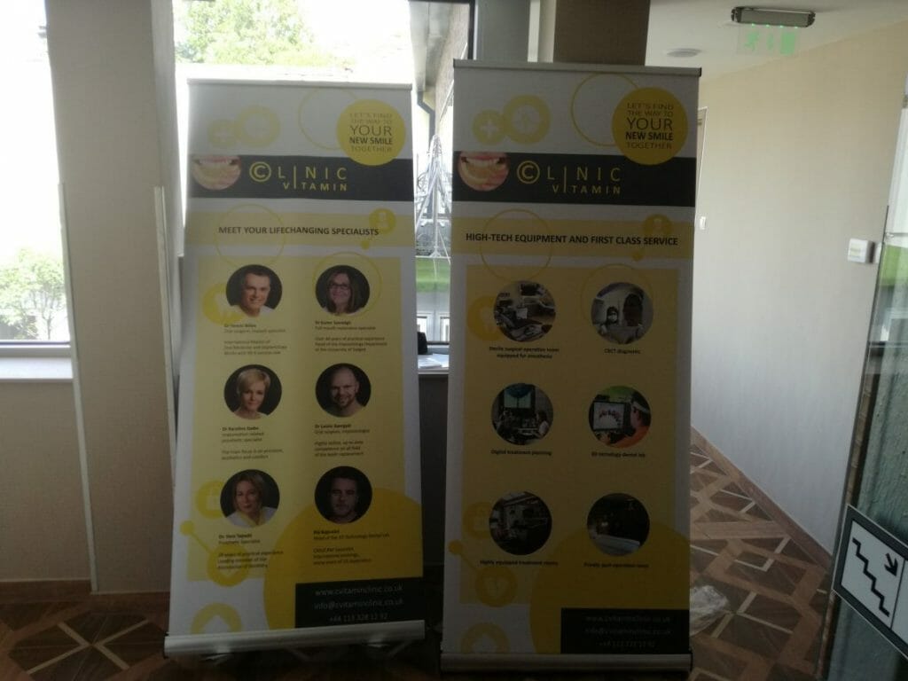 Cvitamin Klinika rollup