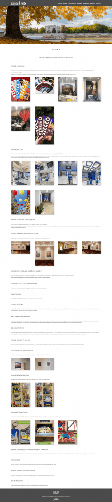Szegedifotók weboldal fejlesztés