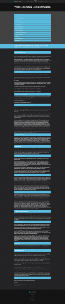 Call Register weboldal fejlesztés