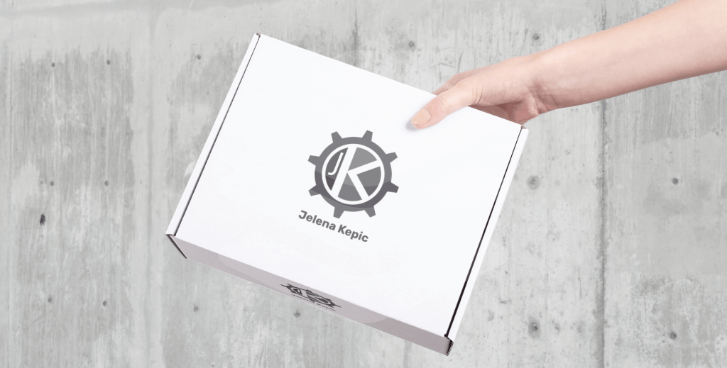 JElena Kepic logó mockup