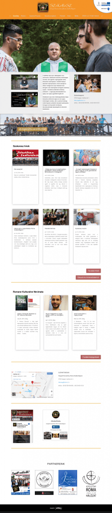 SZKRSZ Weboldal fejlesztés