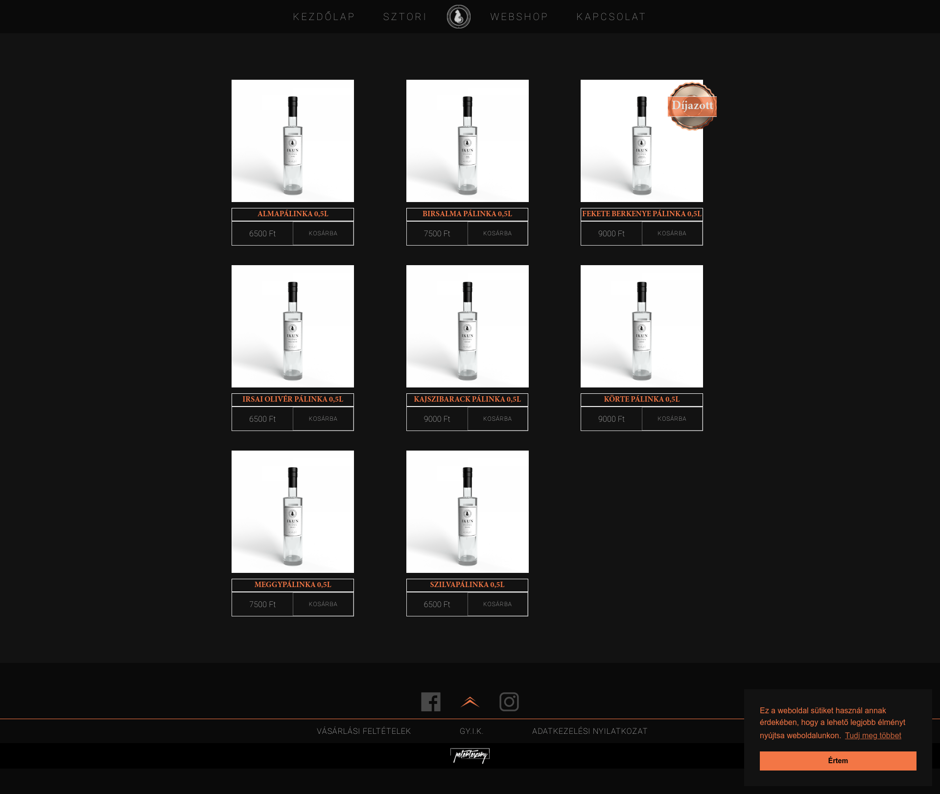 Termékek – IKUN WebShop