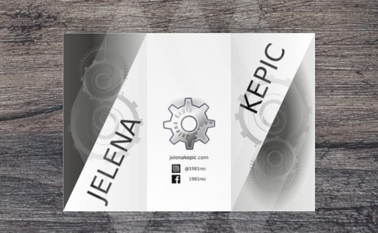 Jelena Kepic – Névjegy és brossúra