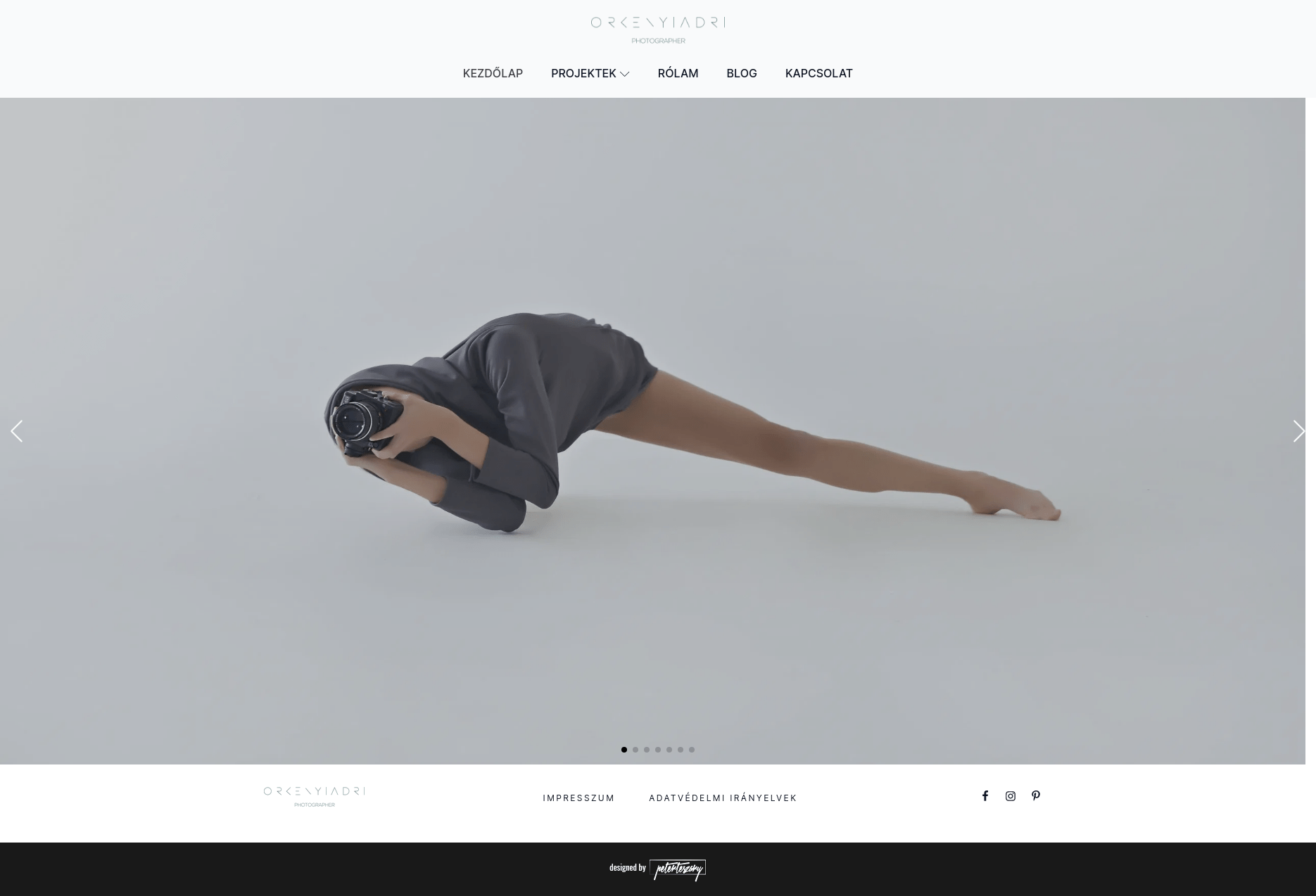 Örkényi Adrienn weboldal fejlesztés