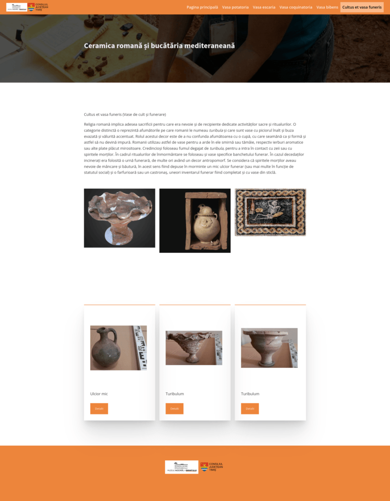 Ceramica Romana weboldal fejlesztés