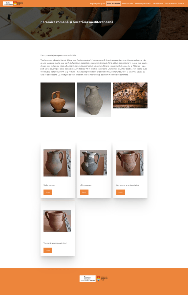 Ceramica Romana weboldal fejlesztés