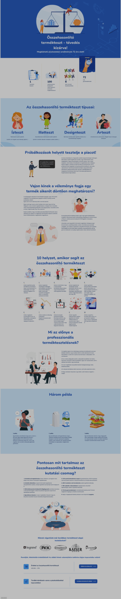 Landing oldal fejlesztés az In4Media részére