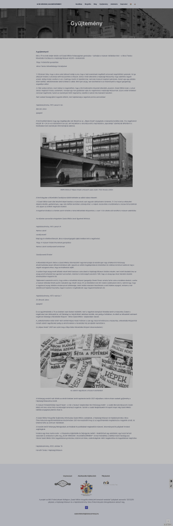 Szabó Miklós Weboldal fejlesztés