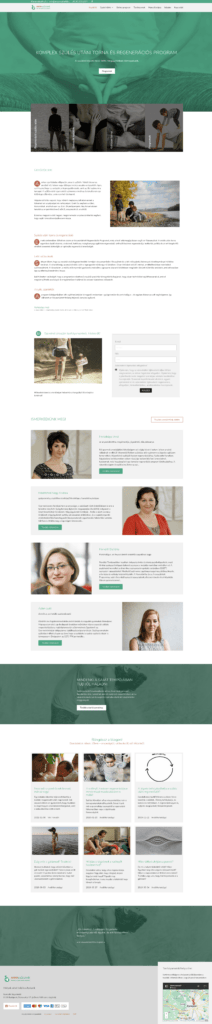 Anyaszuletett-hu weboldal és webshop fejlesztés