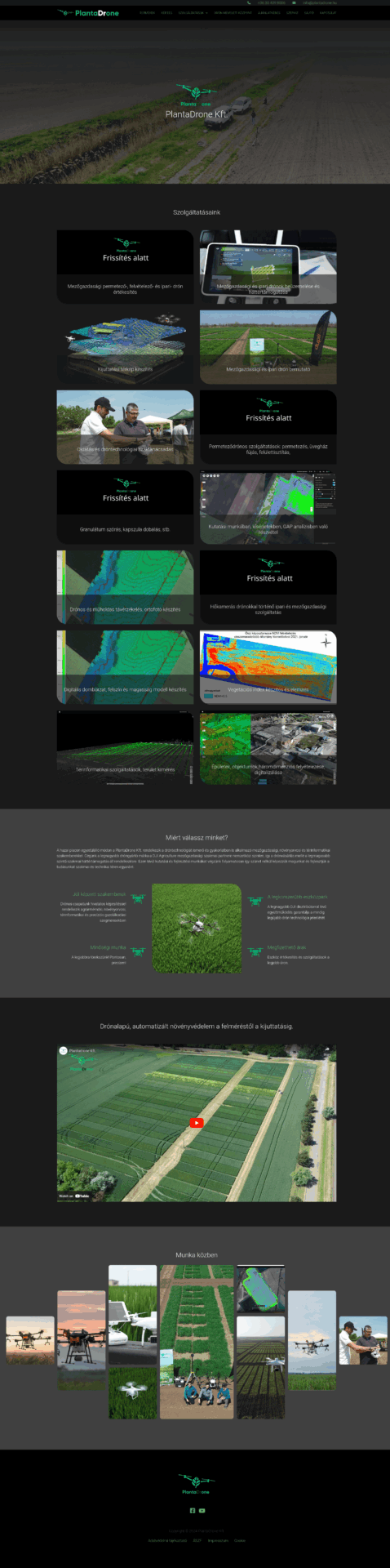 Plantadrone Kft. – Weboldal és WebShop fejlesztés