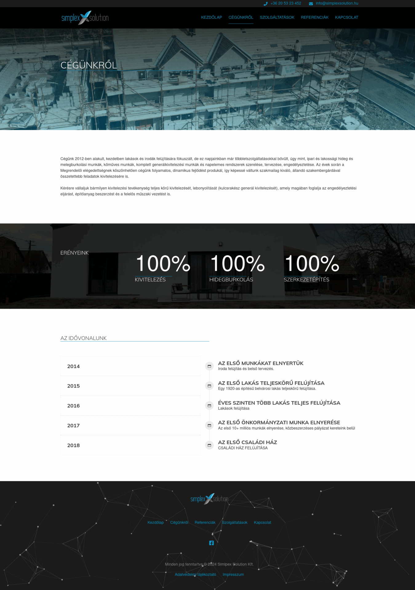 Simplex Solution weboldal fejlesztés 2-min