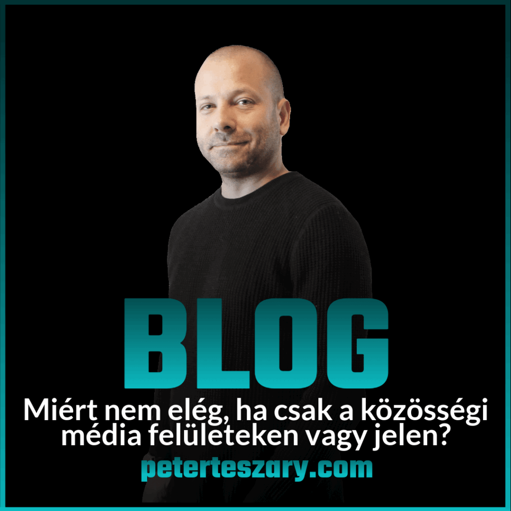 Miért nem elég, ha csak a közösségi média felületeken vagy jelen?
