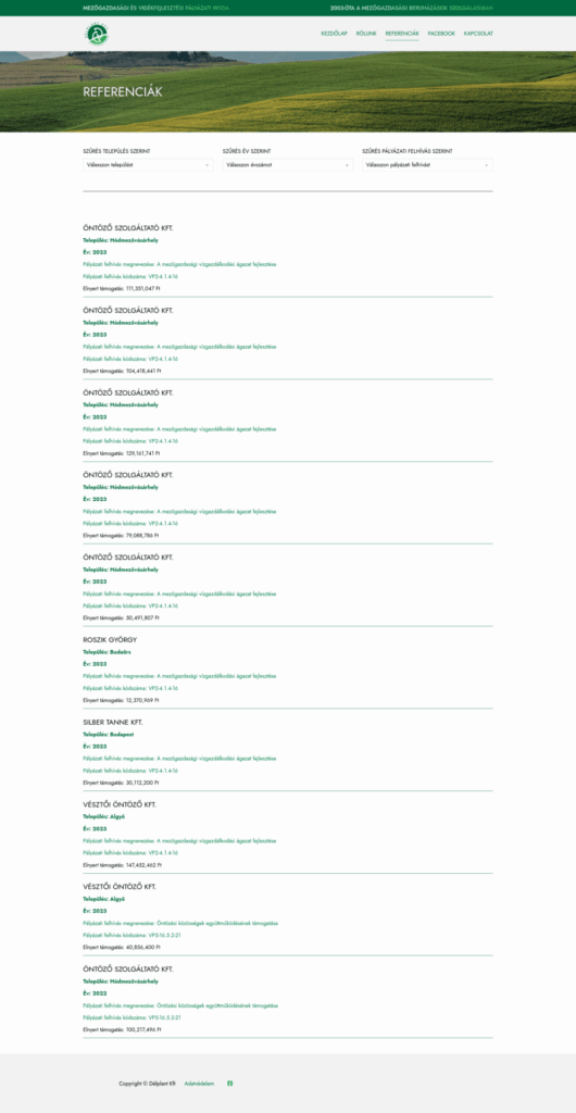 Screenshot 2024 09 05 at 12 25 48 Referenciák – Délplant Kft min